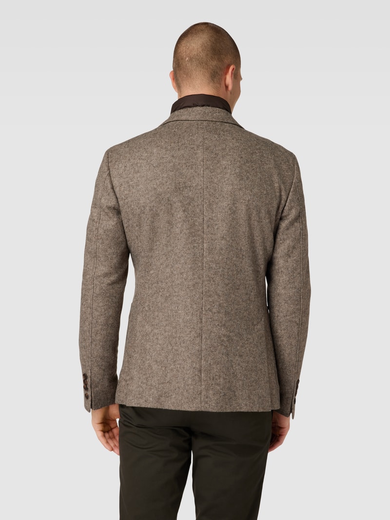 2-Knopf-Sakko in Two-Tone-Machart Modell 'Hecton' in beige
