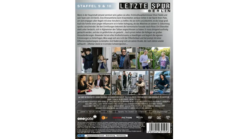 Letzte Spur Berlin - Staffel 9 & 10  [6 DVDs]