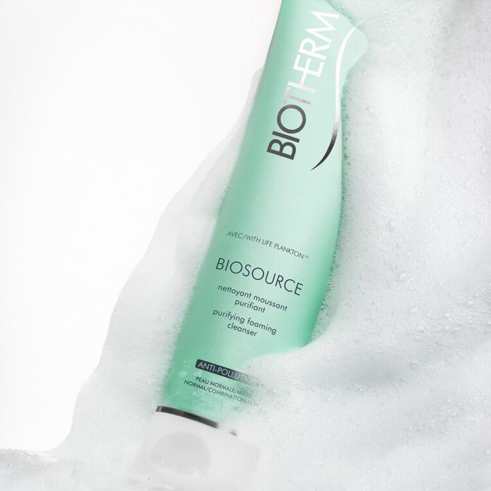 Biotherm Biosource Mousse nettoyante hydra-minérale exfoliante et tonifiante