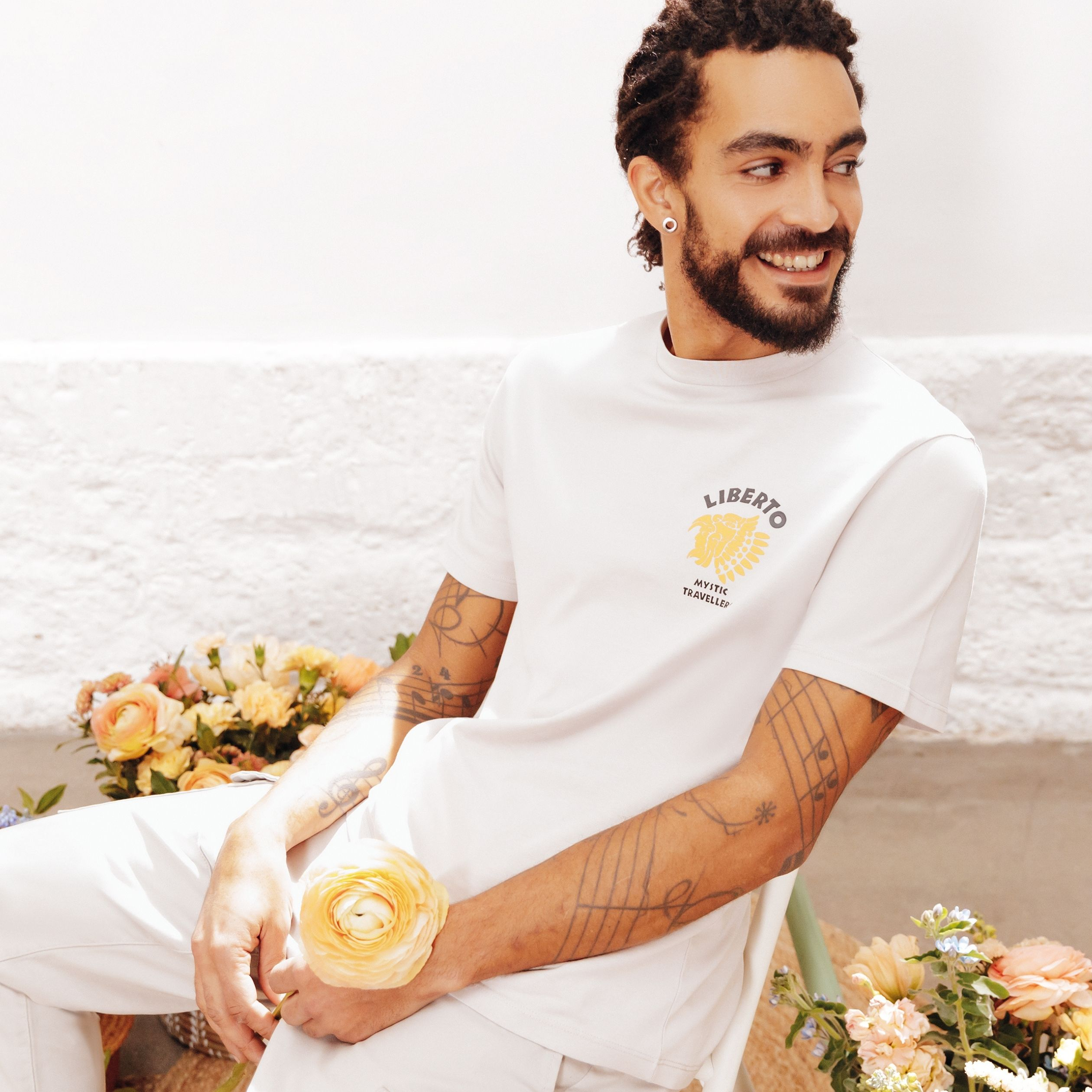 T-shirt Liberto sable homme | La Halle
