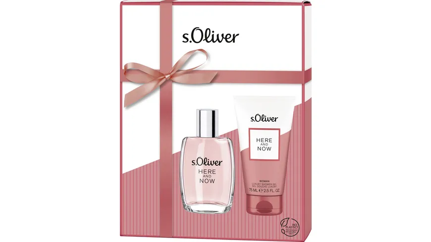 s.Oliver Here & Now Woman Eau de Toilette Geschenkpackung
