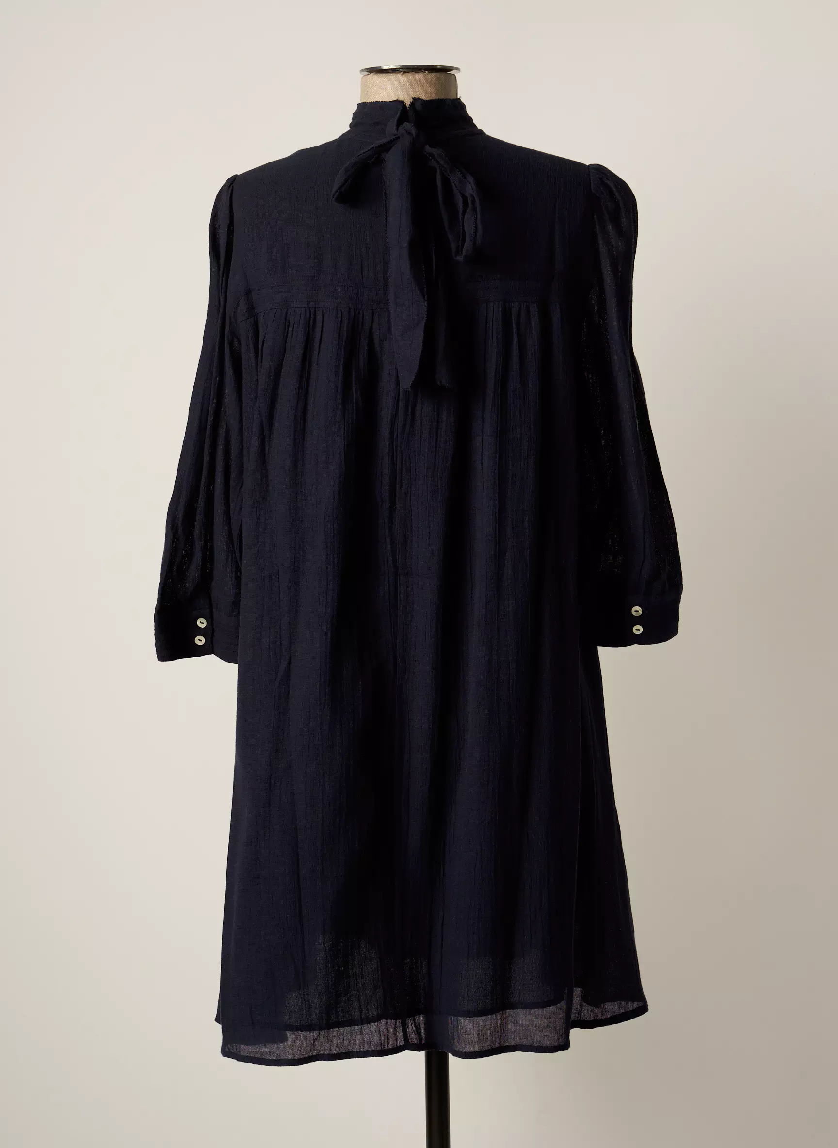 Ba Sh Robes Mi Longues Femme couleur bleu