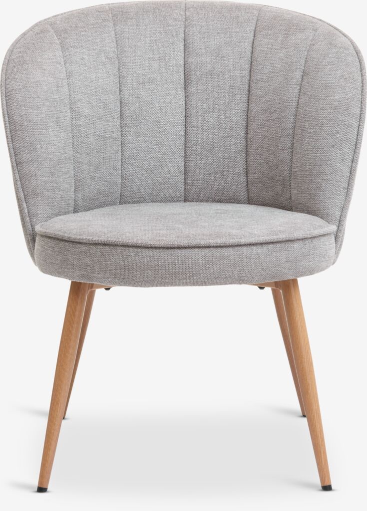 HOLMDRUP Sessel HOLMDRUP grau/eiche