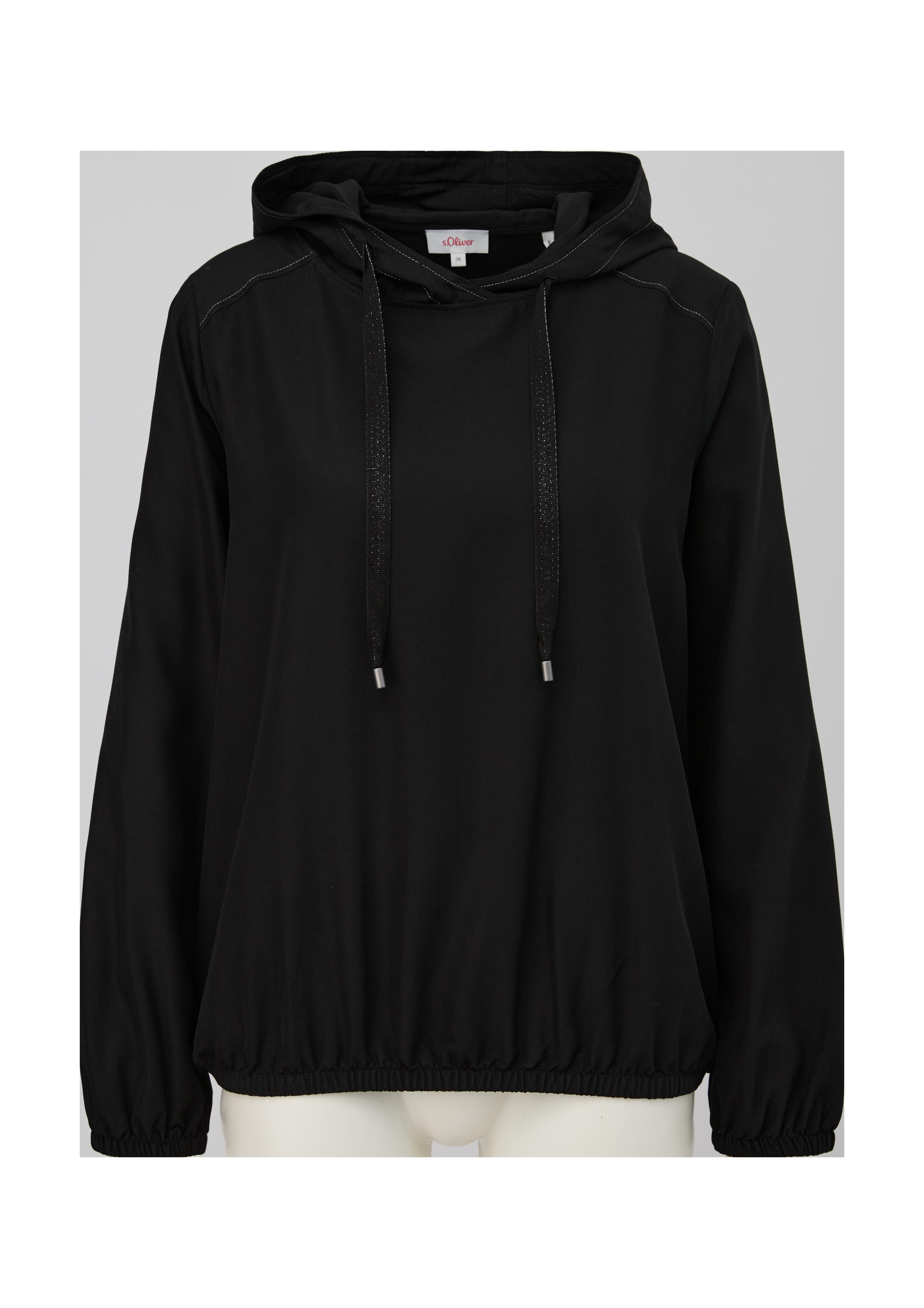 Blusen-Hoodie mit Glitzerdetails  2124828-9999