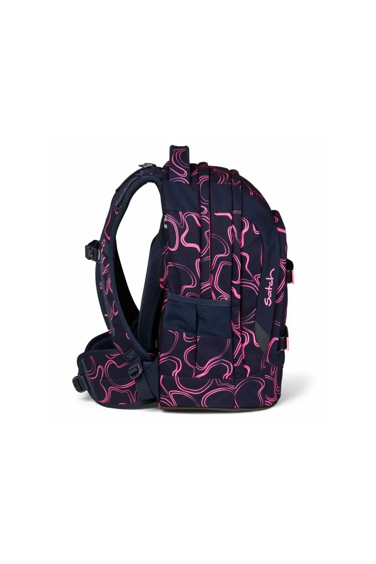 satch  Rucksack - Lila - Unifarben