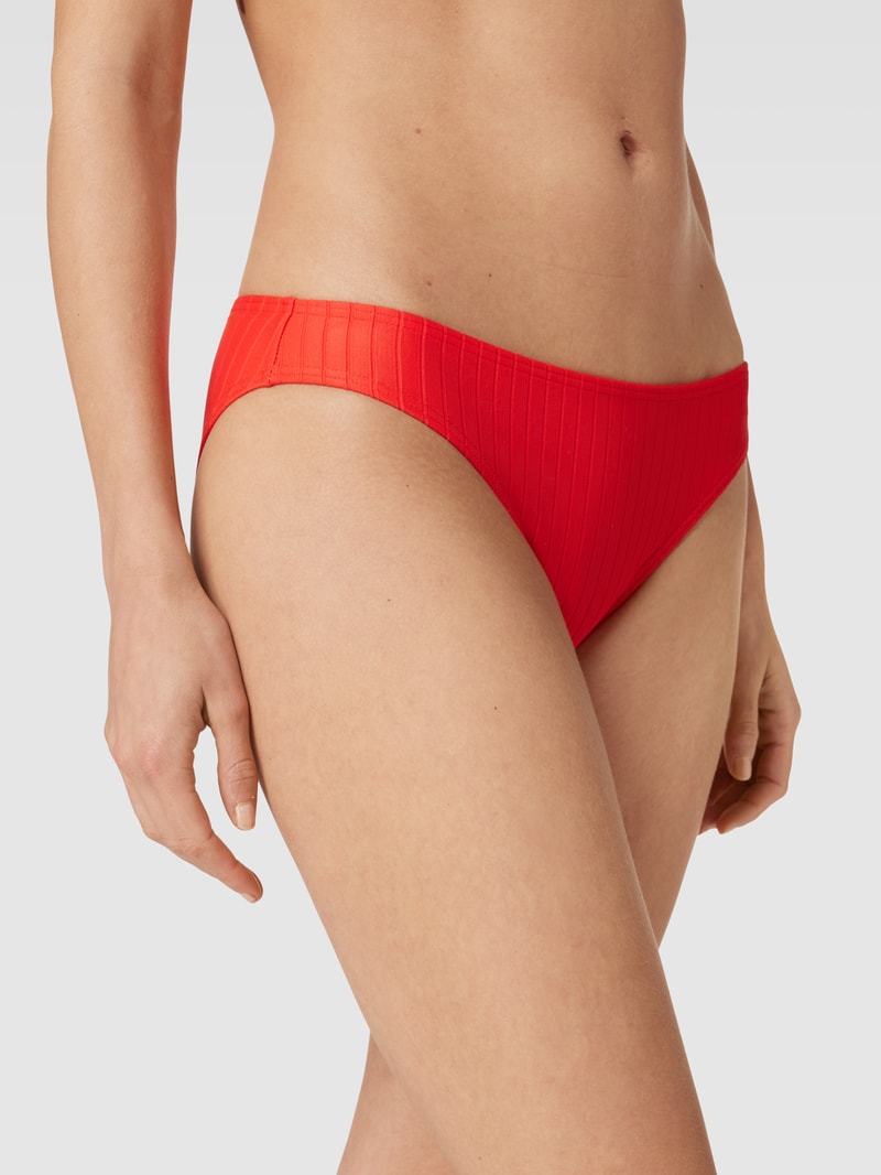 Bikini-Hose im gerippten Design Modell 'LINED UP LOWIRDER' in orange