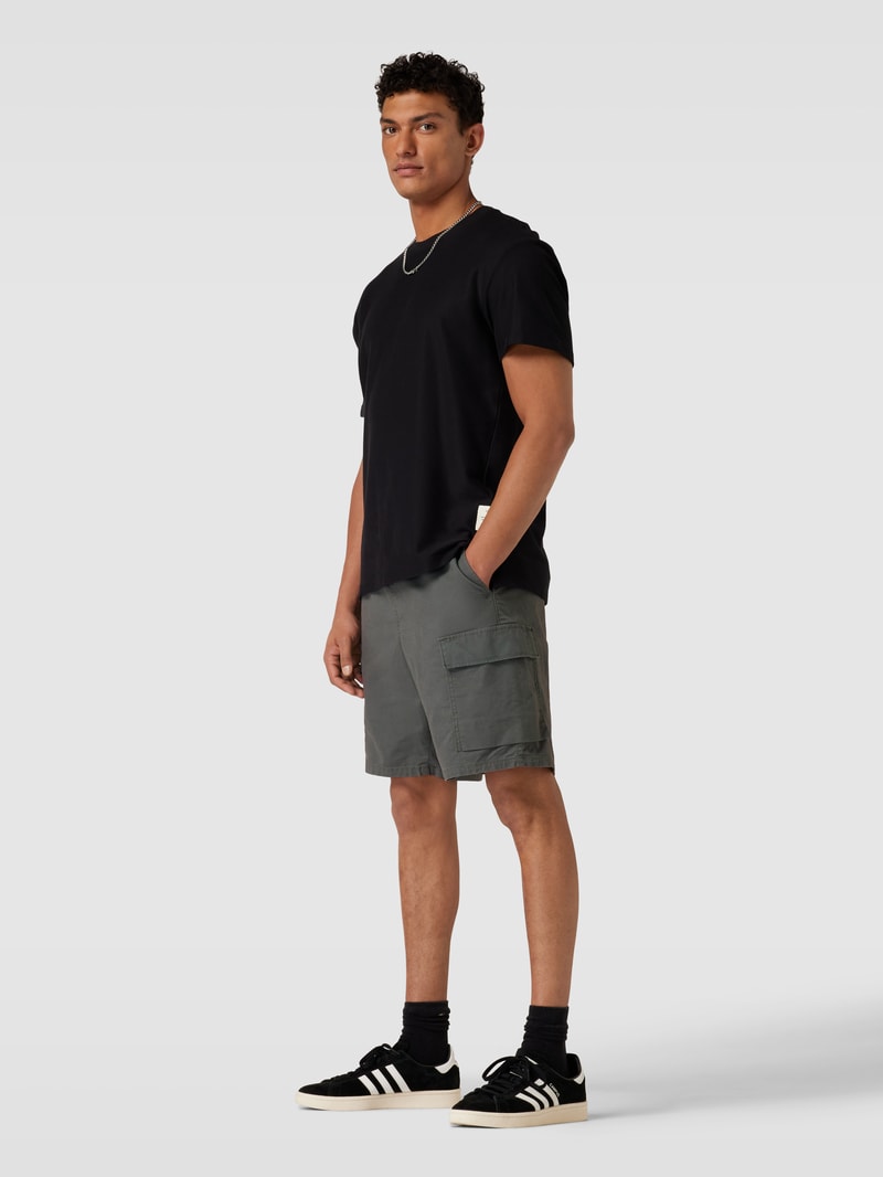 Cargoshorts mit Label-Detail Modell 'SURPLUS' in dunkelgrau