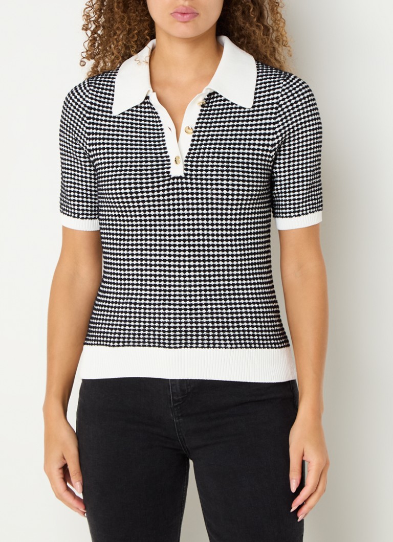 LKBennett Nancy top with polo collar