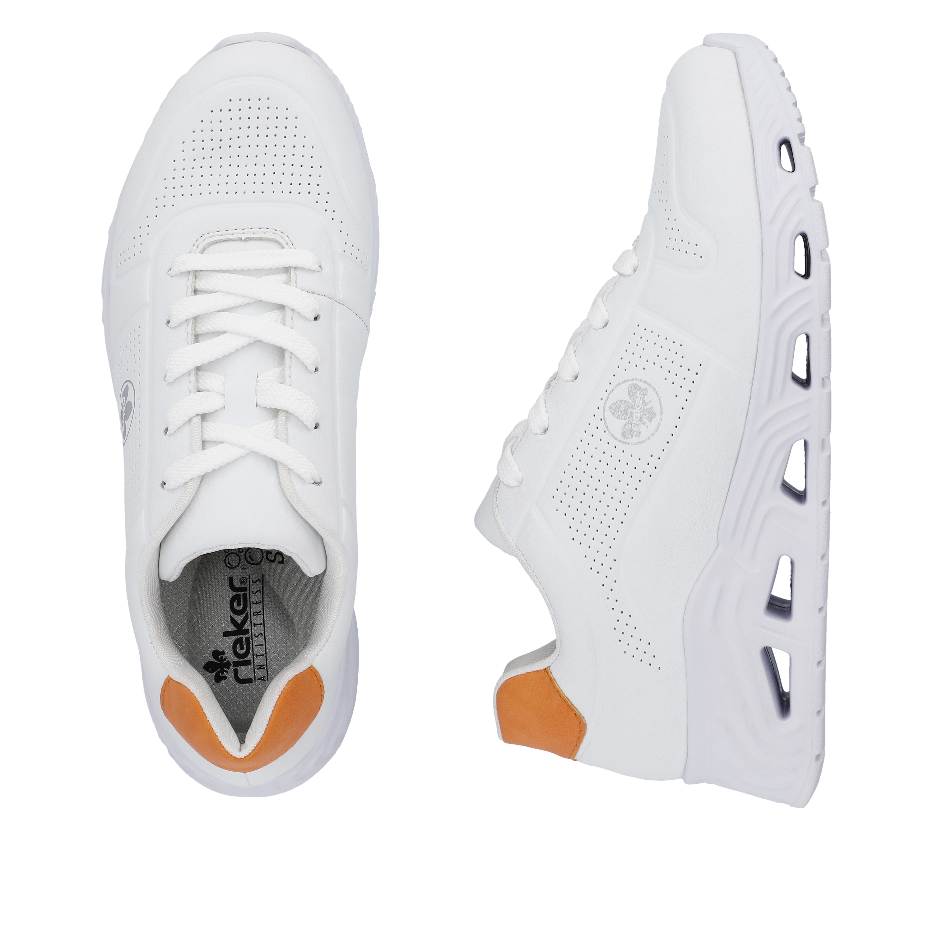 Rieker Damen Sneaker Low brilliantweiss