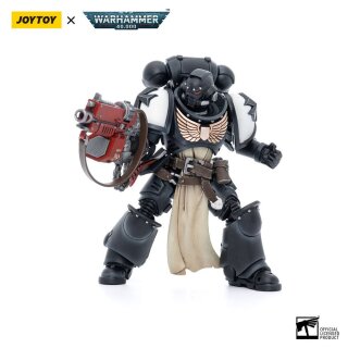 Warhammer 40k Actionfiguren 4er-Pack 1/18 Black Templars Army Primaris Crusader Squad 12 cm