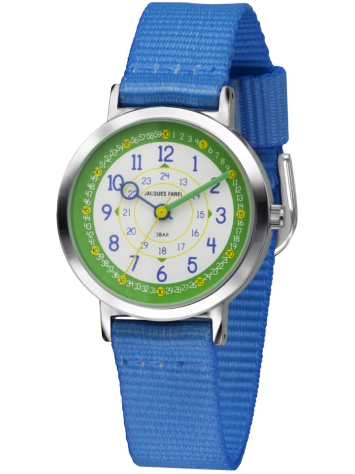 JACQUES FAREL Quarzuhr KOP 03 in Blau günstig kaufen onesize