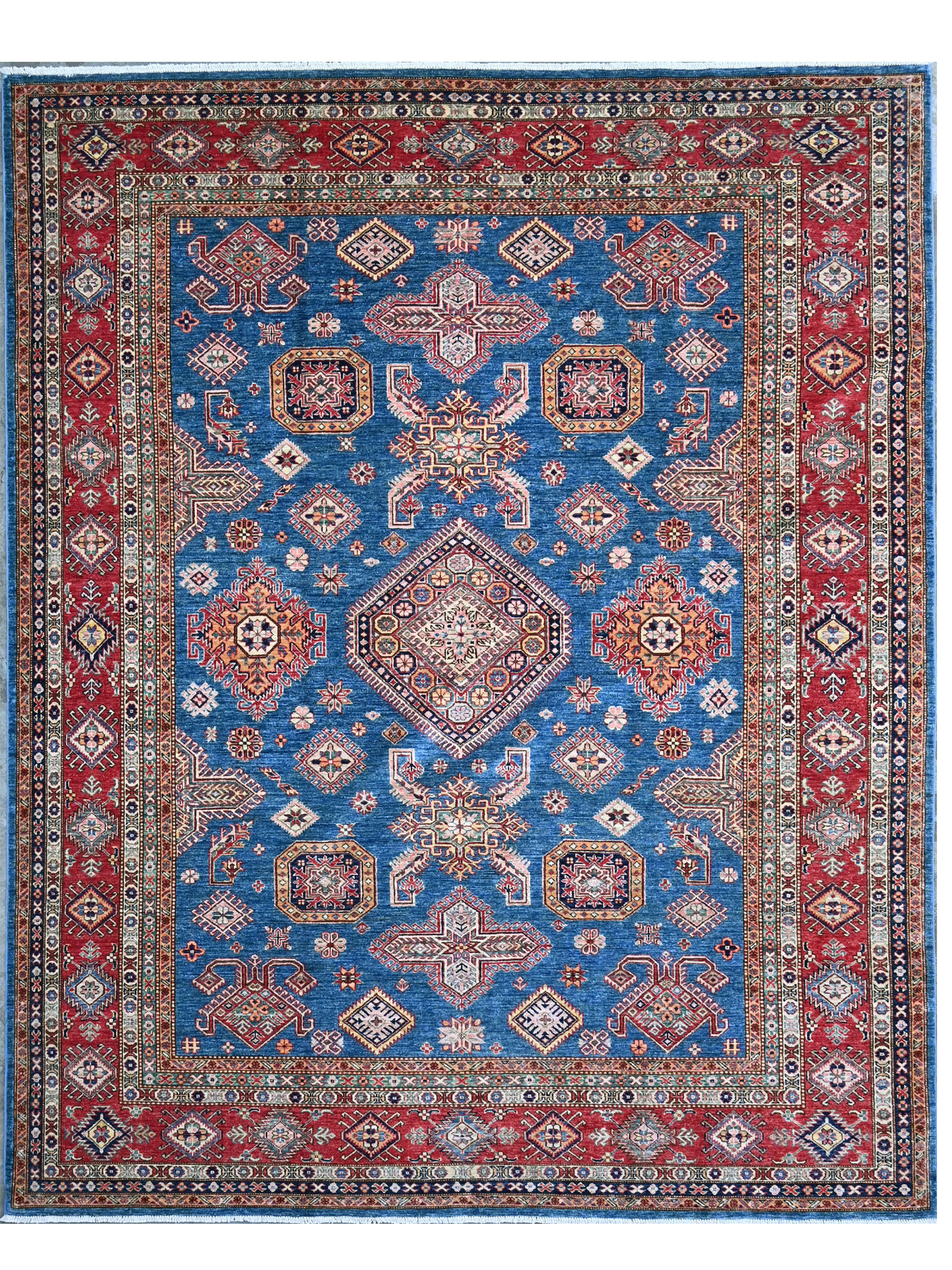 Kazak Ghazni ca. 305 x 244 cm, Unikat / Einzelstück