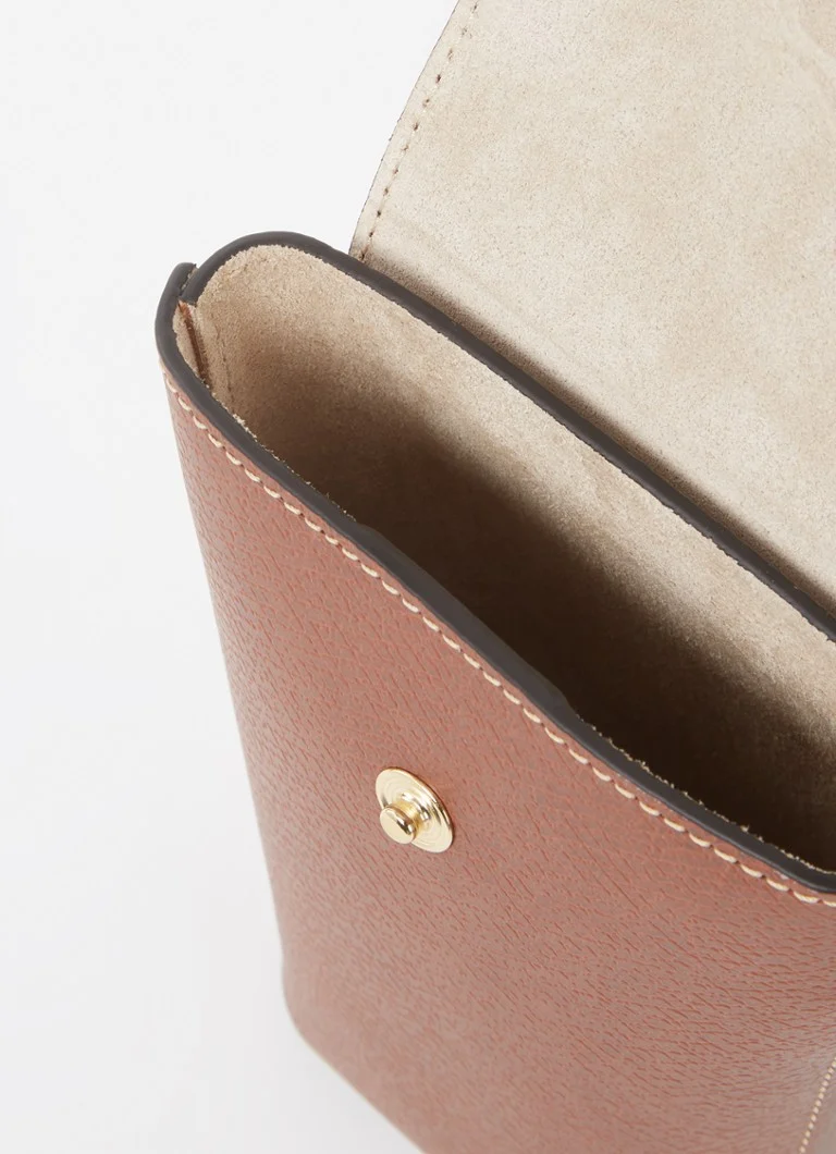 Longchamp Épure nahkainen puhelinkotelo logolla
