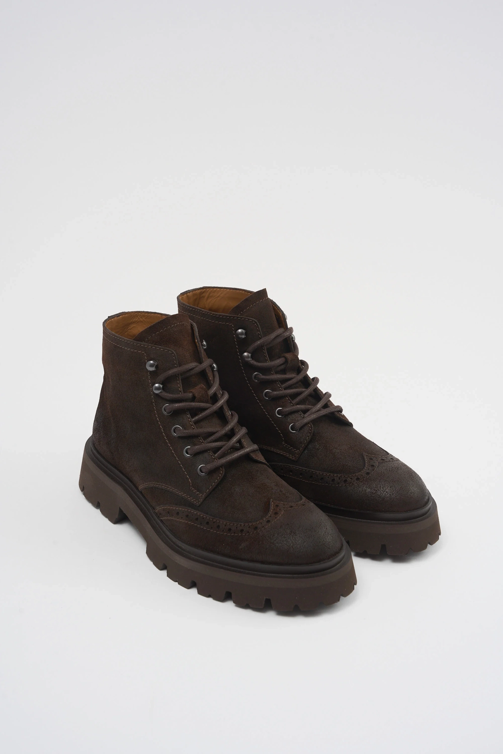 CPH179M waxed suede chocolate