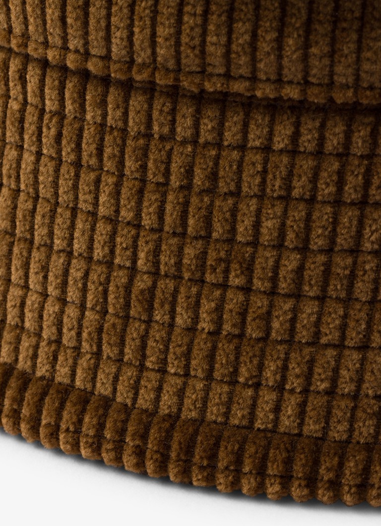 Cappello Prada Bucket in velours côtelé