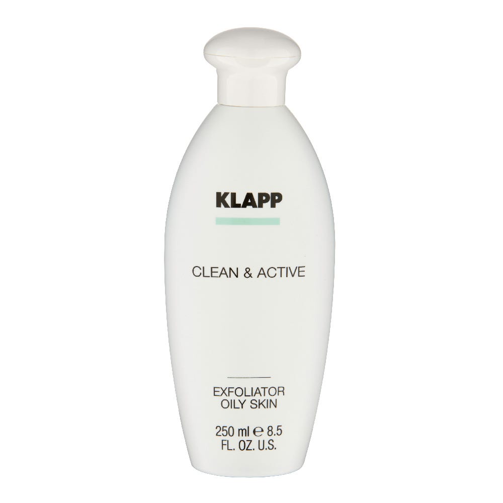 Klapp Cosmetics Clean & Active Exfoliator Lotion Oily Skin 250 ml