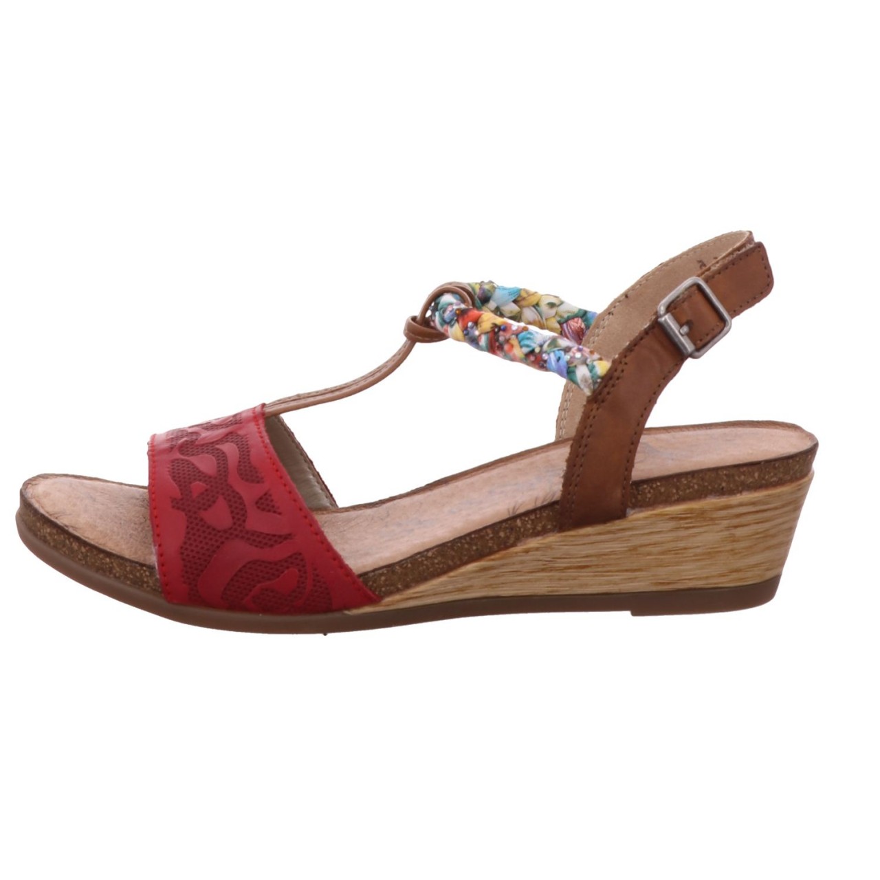 REMONTE Keilsandalen rot