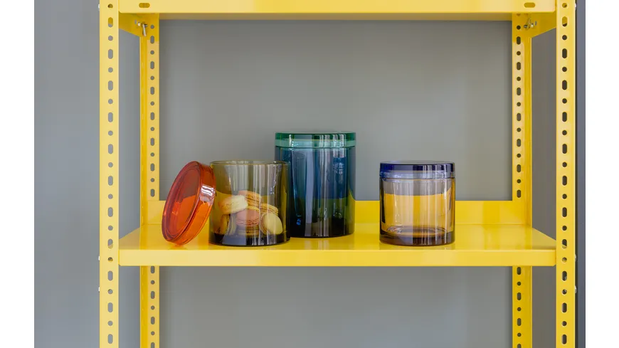REMEMBER Glasdose Small Mehrfarbig