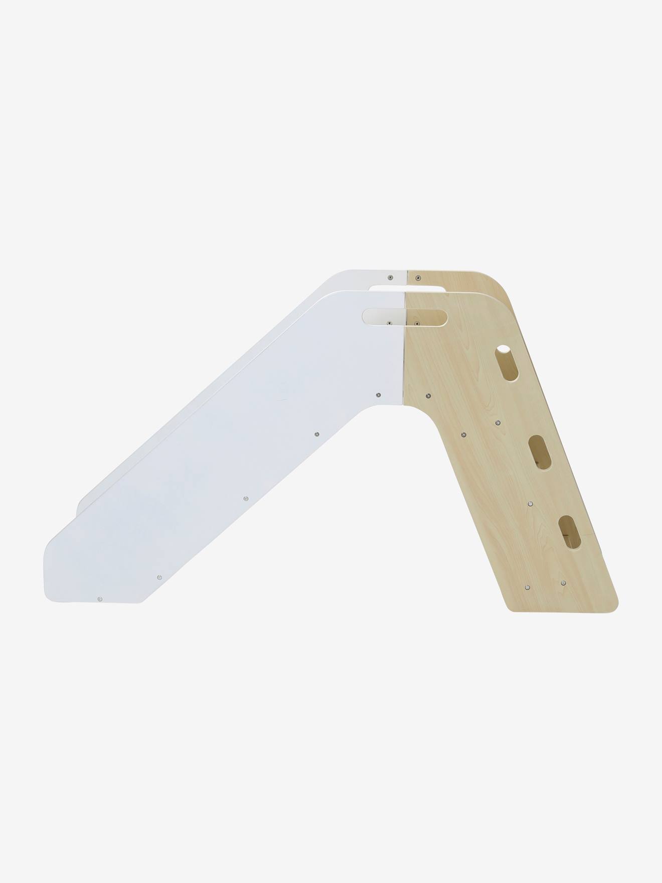 Toboggan bébé en bois FSC® blanc