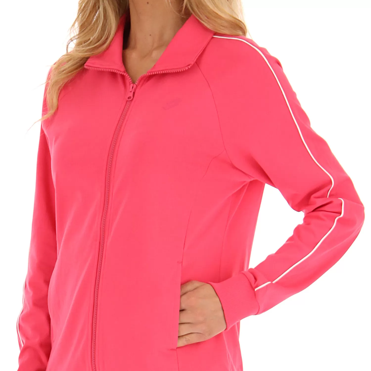 MSC W SWEAT FZ FUNKY ROSA