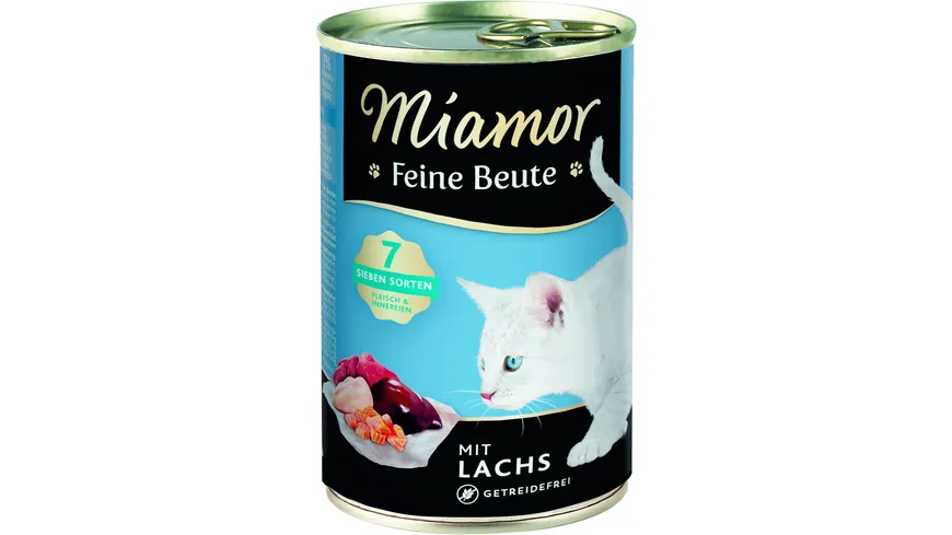 Miamor Katzennassfutter Feine Beute mit Lachs 400 g