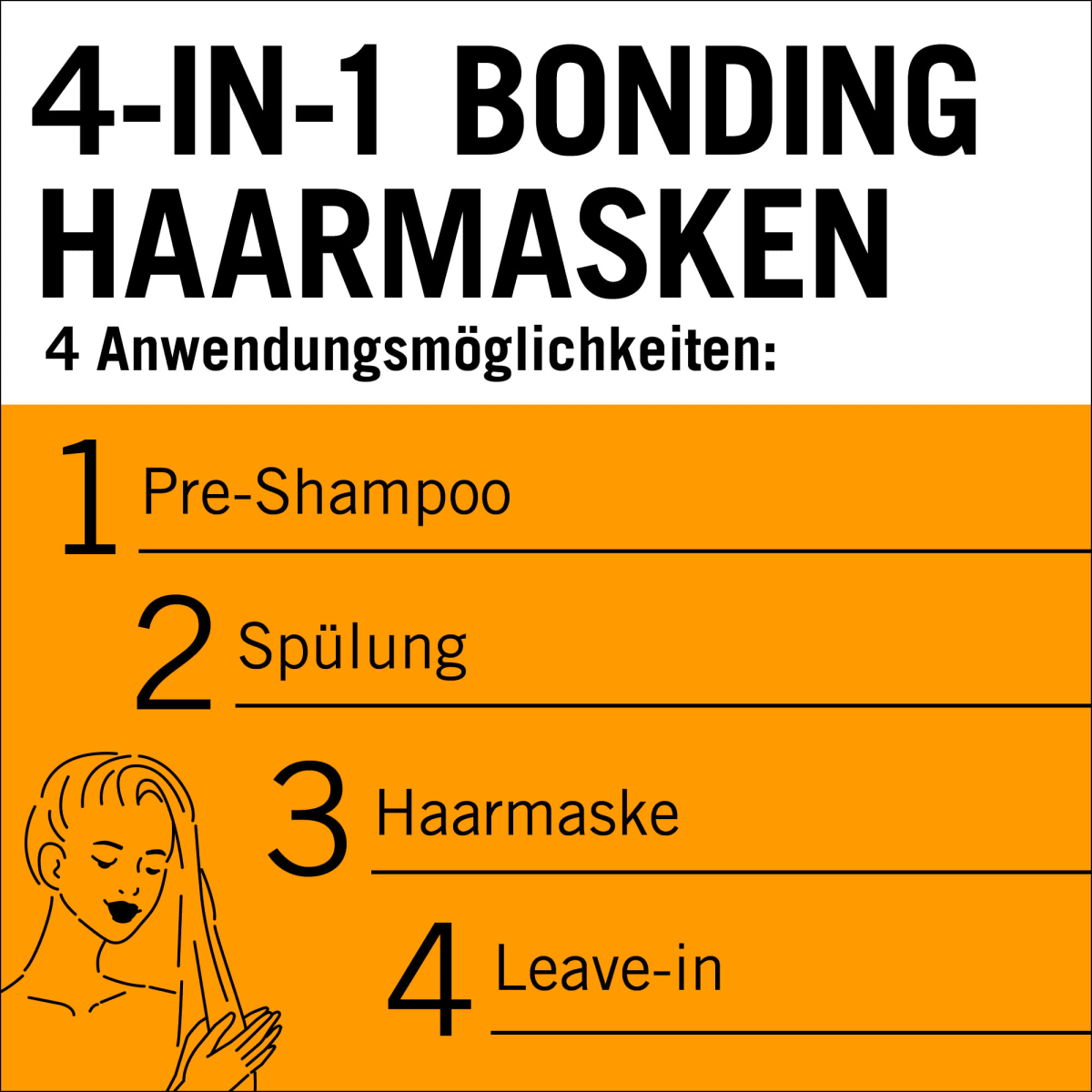 Haarmaske 4in1 Total Repair, 400 ml