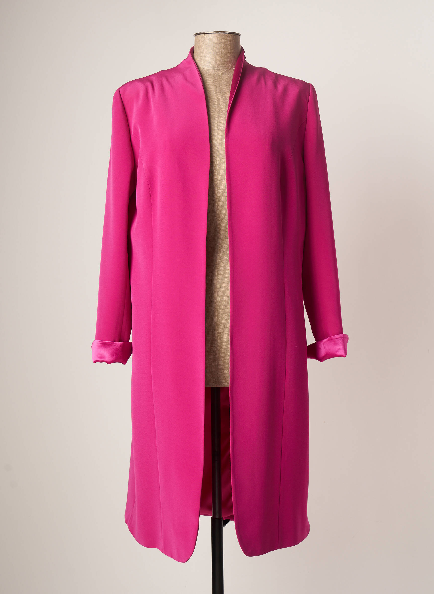 Paule Vasseur Manteaux Longs Femme couleur rose