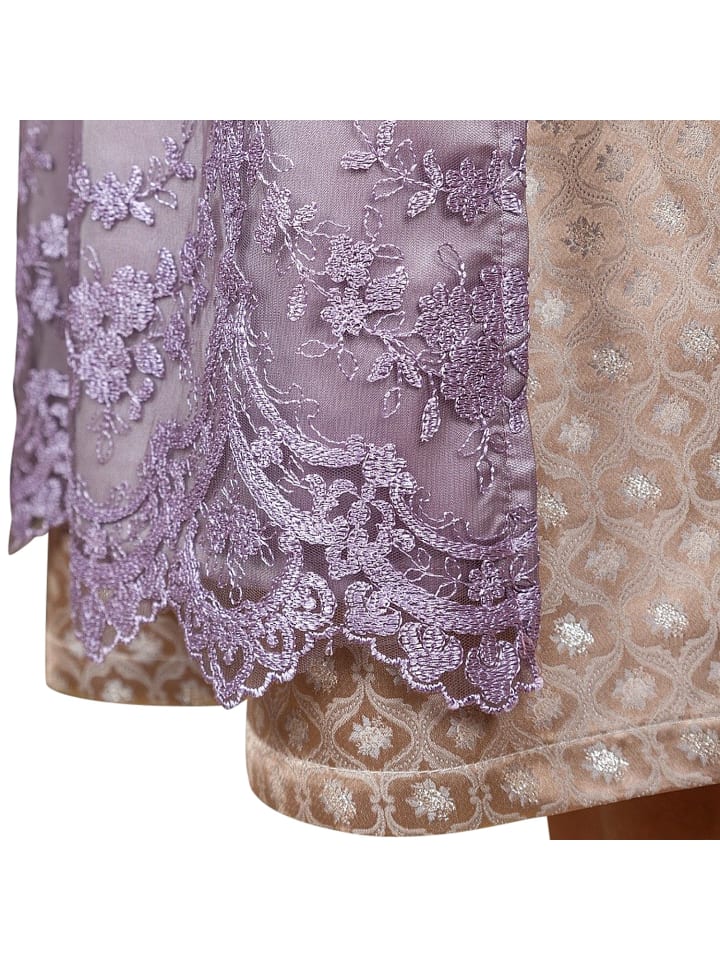 Edelnice Midi Dirndl 2-teilig in gold günstig kaufen