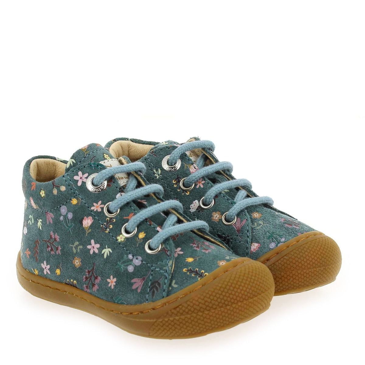 Naturino  COCOON SUEDE PR - Bleu canard Multi