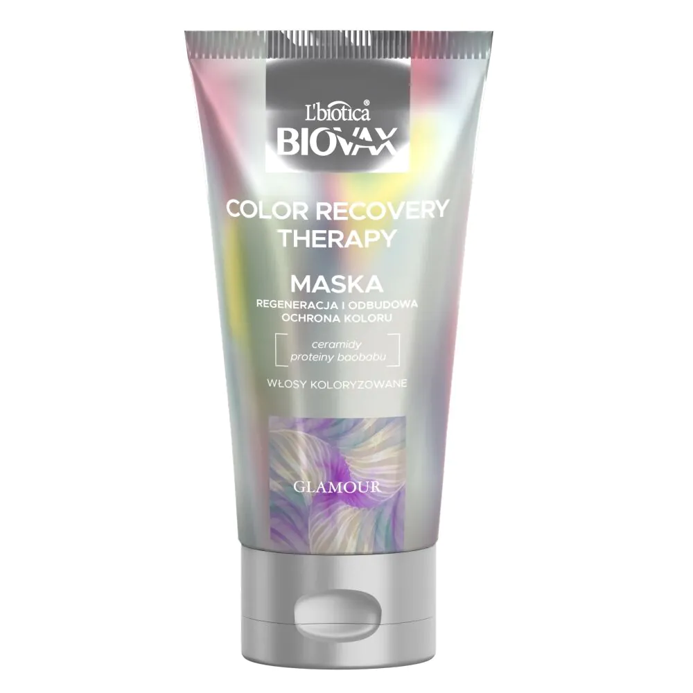 Μάσκα μαλλιών Biovax Recovery Color Therapy. Διεθνής Καταχώρηση.