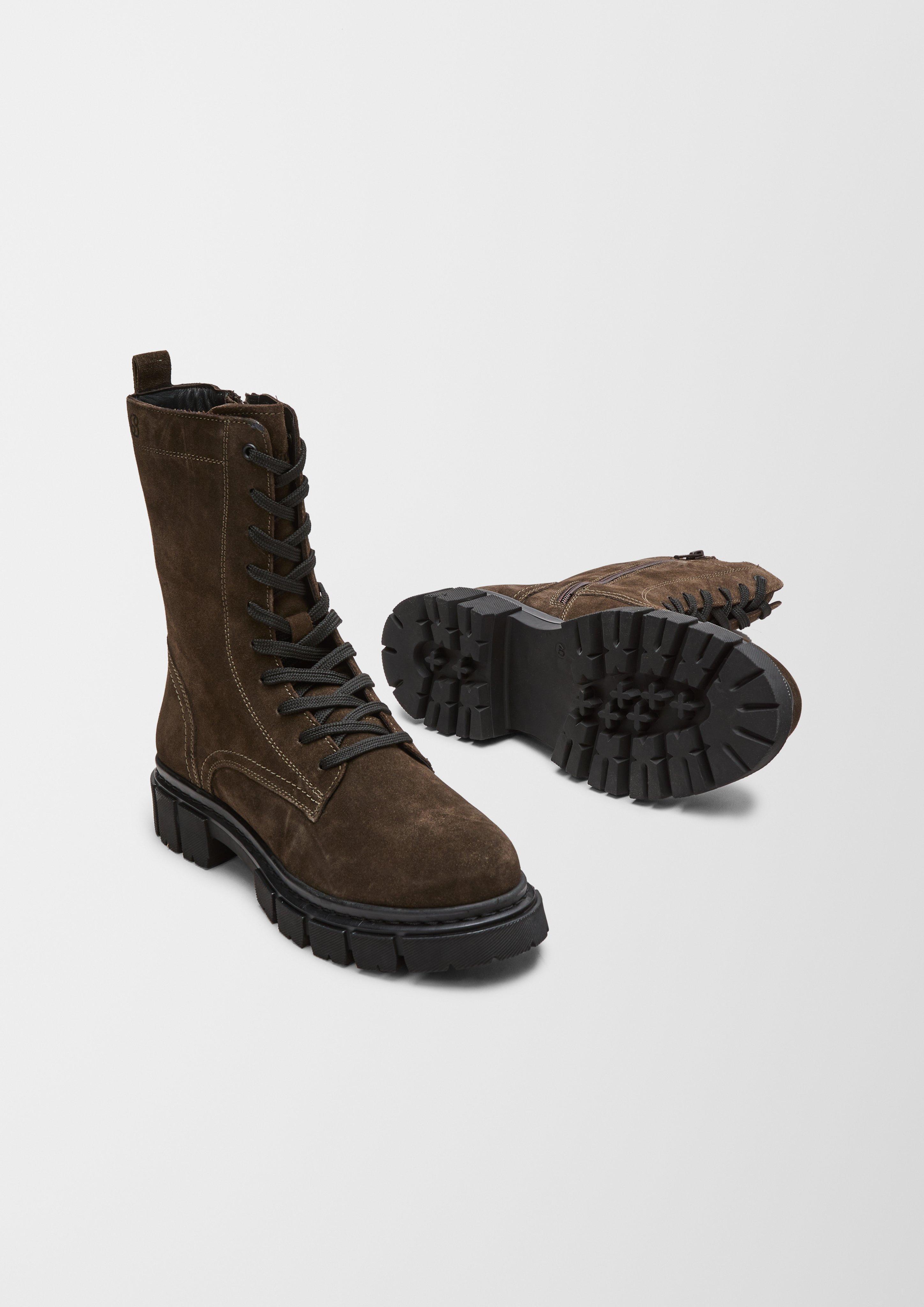 Stiefel aus Veloursleder  6006689-701