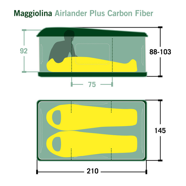AIRLANDER PLUS CARBON FIBER - Dachzelt