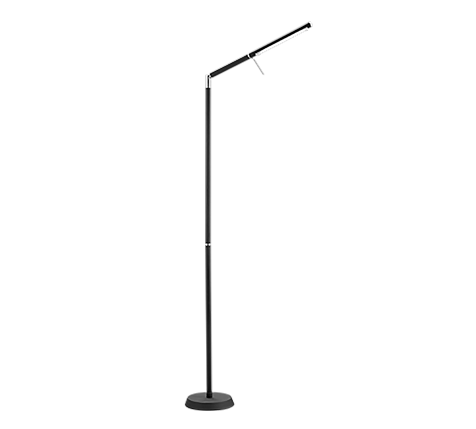 TRIO LED Stehleuchte Filigran Schwarz