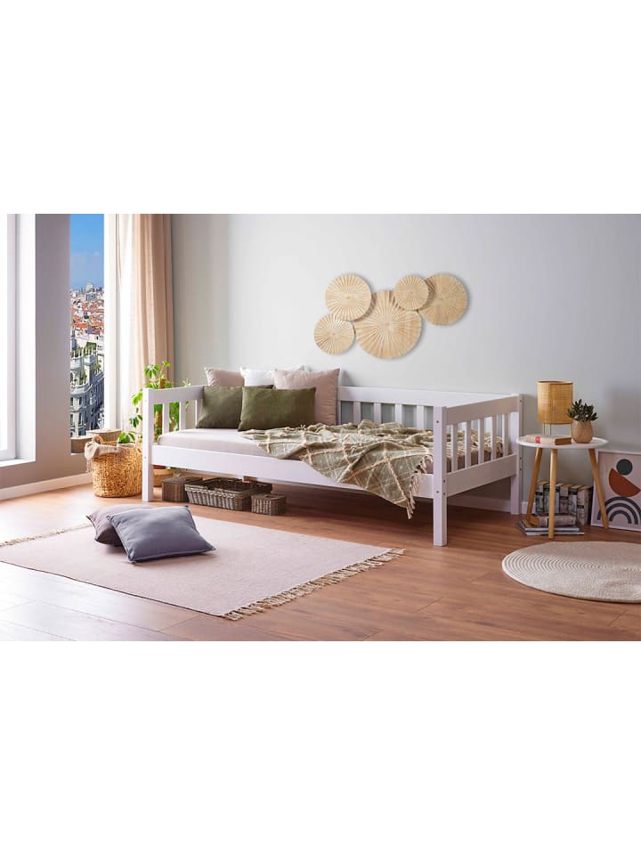 ebuy24 Bett Sina Weiß 209 x 100 cm günstig kaufen onesize