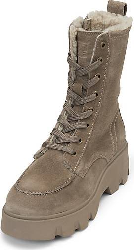 Marc O'Polo Schnürstiefel aus softem Veloursleder