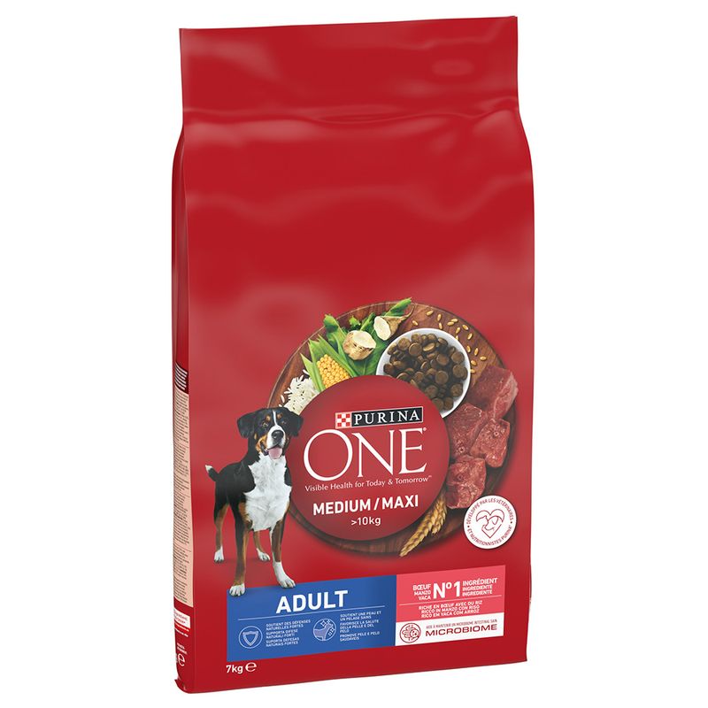 PURINA ONE Medium/Maxi Adult Rind & Reis