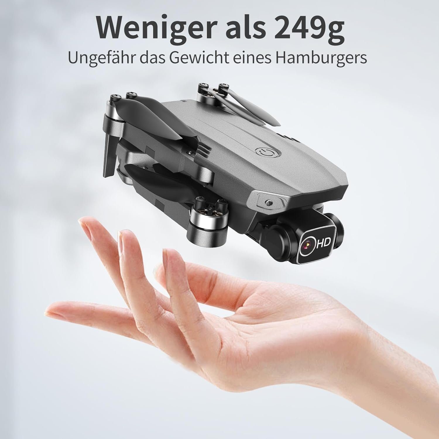 Wipkviey Drohne (4K, Bürstenlos Motor, 48 Min. Flugzeit, RC Quadrocopter Optischer Leistungsstarke Motoren, Präzise Navigation)
