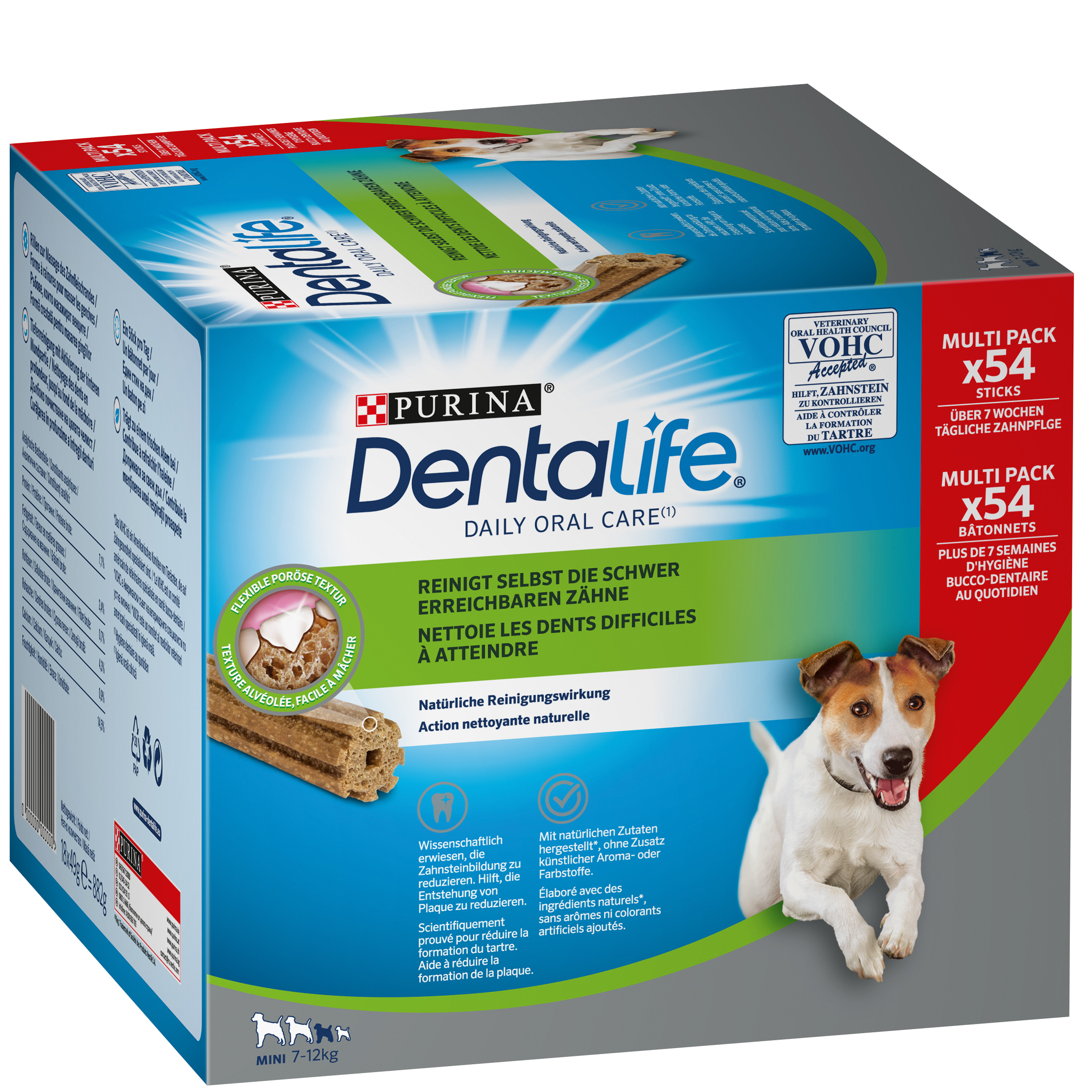 DentaLife Snacks DentaLife PURINA Hunde-Zahnpflege-Snacks Multipack Mini, 54x