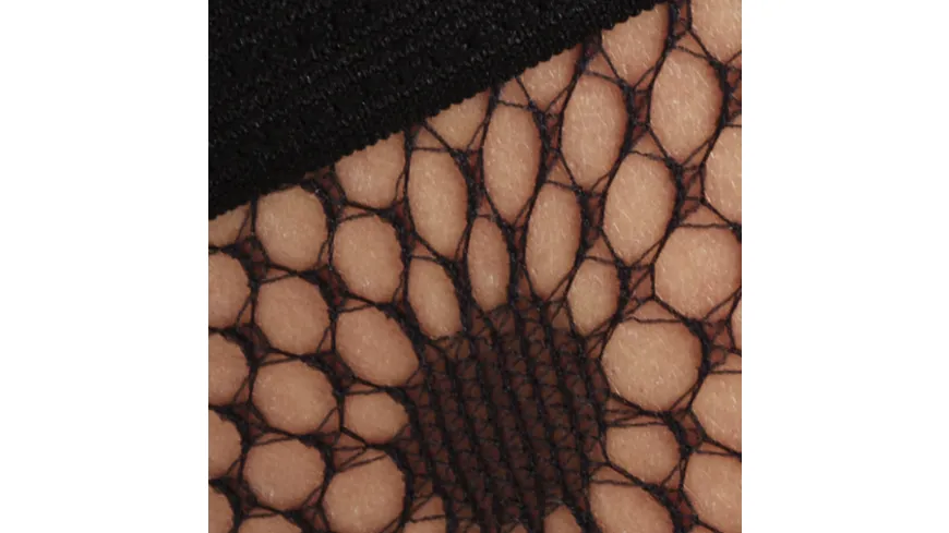 FALKE Damen Halterlose Strümpfe Lingerie Dot Stay ups schwarz