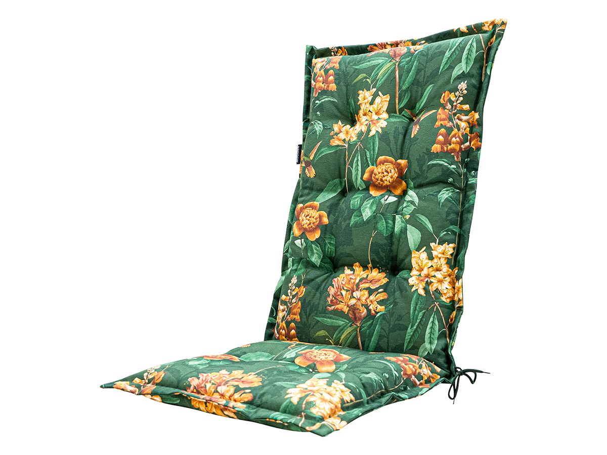 Madison Lua Green 123x50 Gartenstuhlkissen mit hoher Rückenlehne