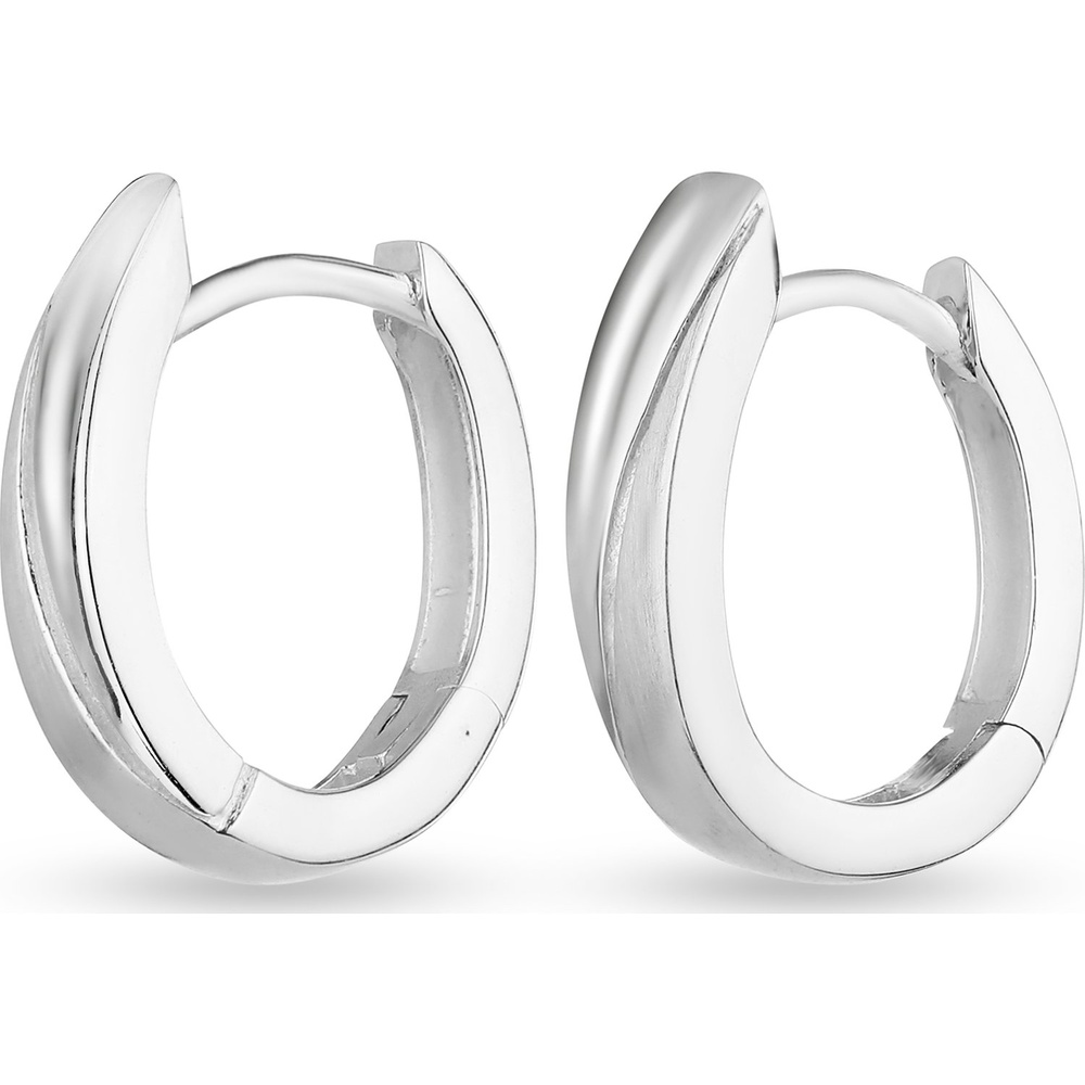 FAVS Créoles 925 Argent Boucles d'oreilles