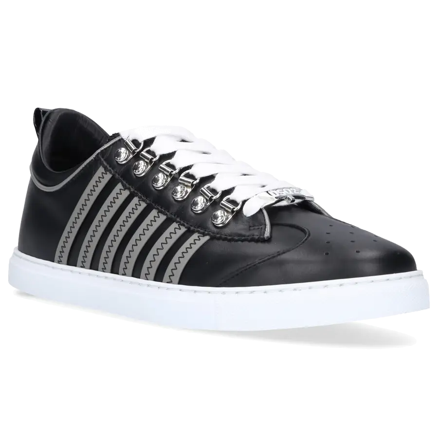 Dsquared2 - Sneaker low 251 Kalbsleder - schwarz