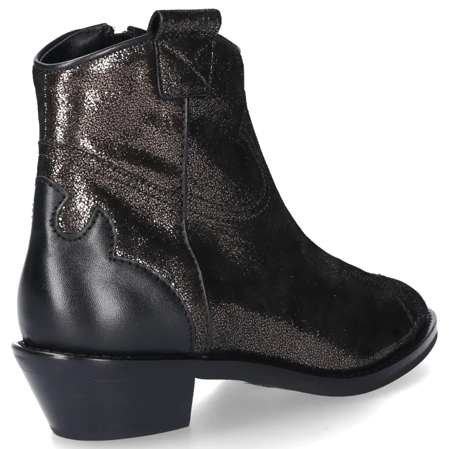 SEE BY CHLOÉ - Stiefeletten SB350 Veloursleder Logo schwarz - schwarz