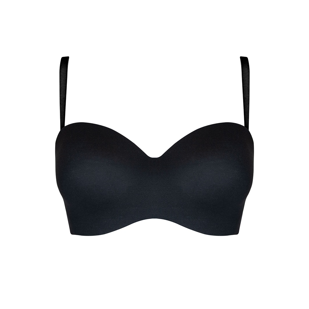Luxury Strapless Bra Black