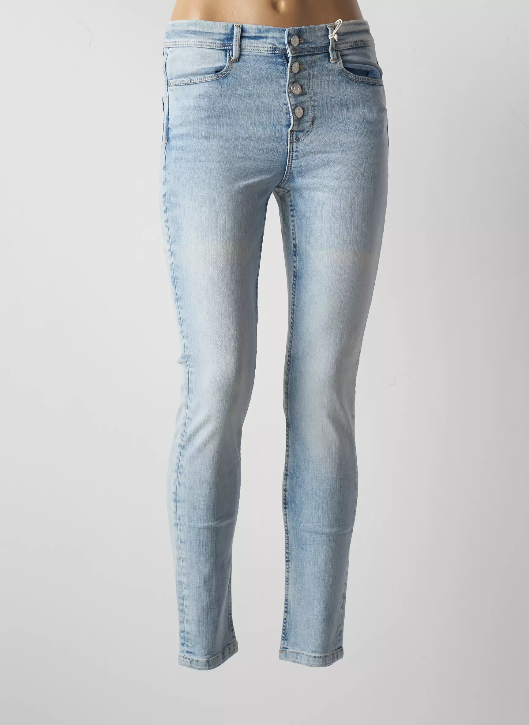 Guess Jeans Skinny Femme couleur bleu