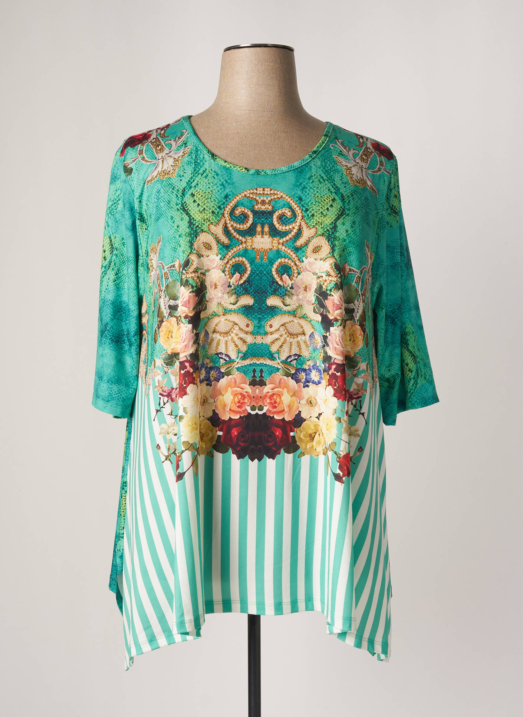 Joy Tuniquemanchelongue Femme couleur vert