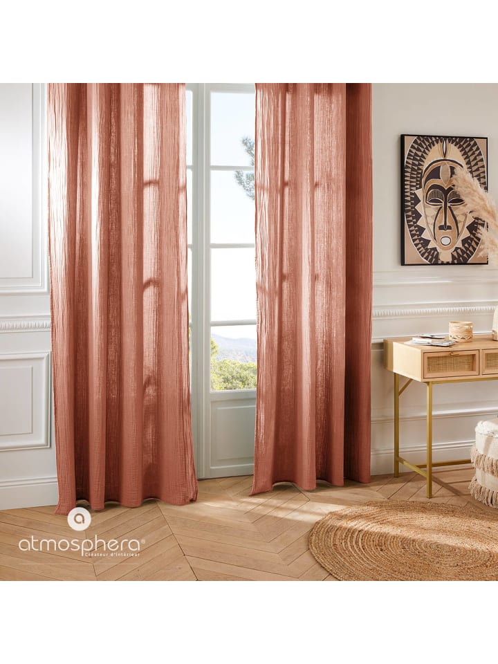 Atmosphera Créateur d'intérieur Vorhang in rosa günstig kaufen onesize