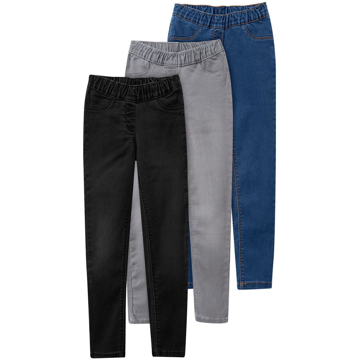 3 Mädchen Jeggings im Set
