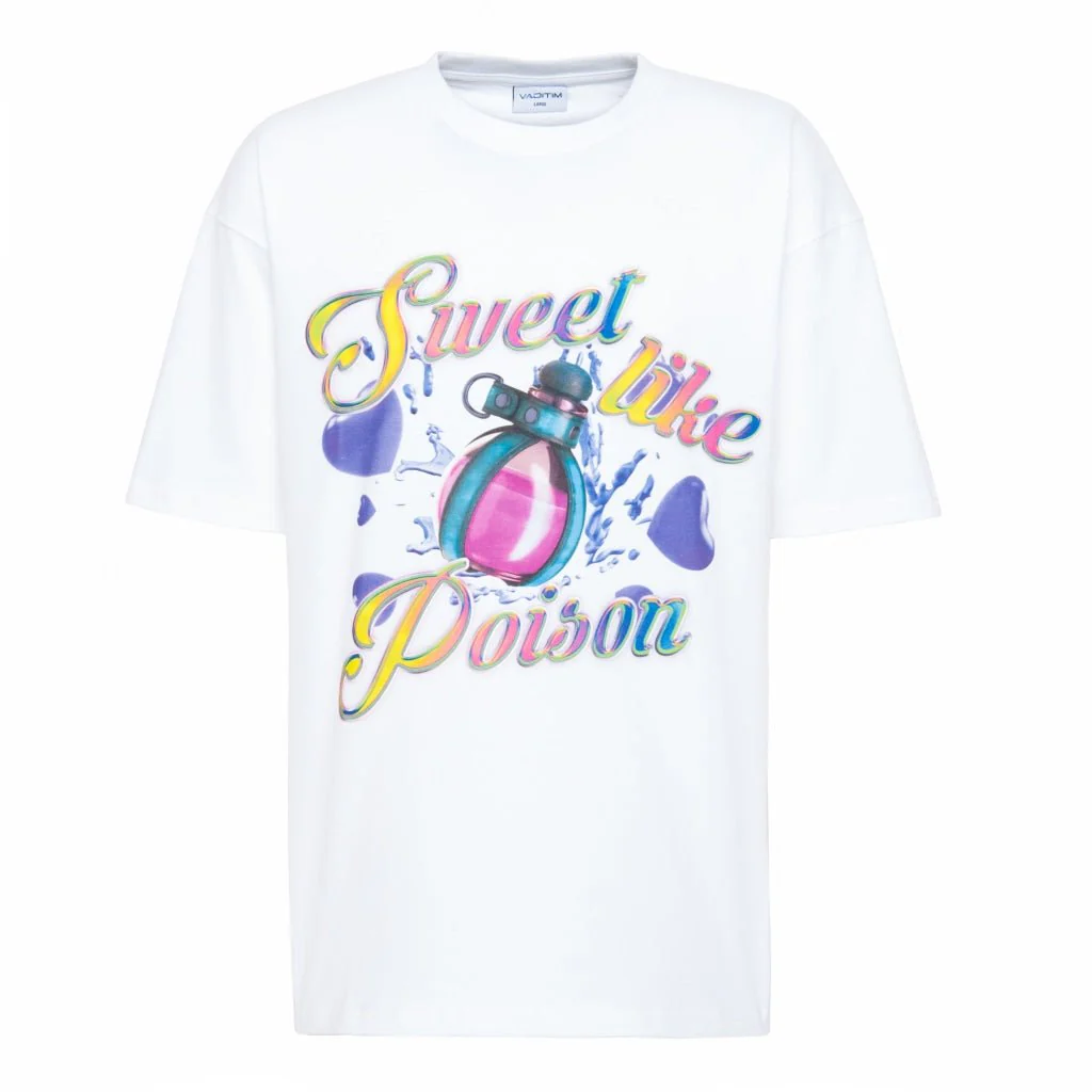 WHITE SWEET LIKE POISON T-SHIRT