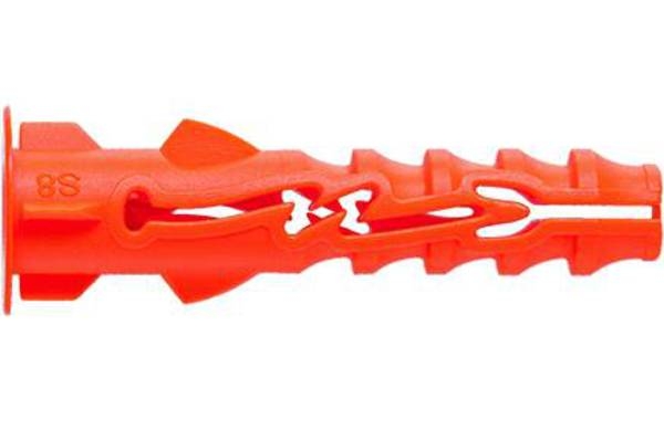Spit Bevestiging 057090 D.8 x 40 Nylon stik med kraag 100 stuks